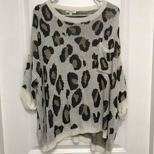 Cheetah sweater